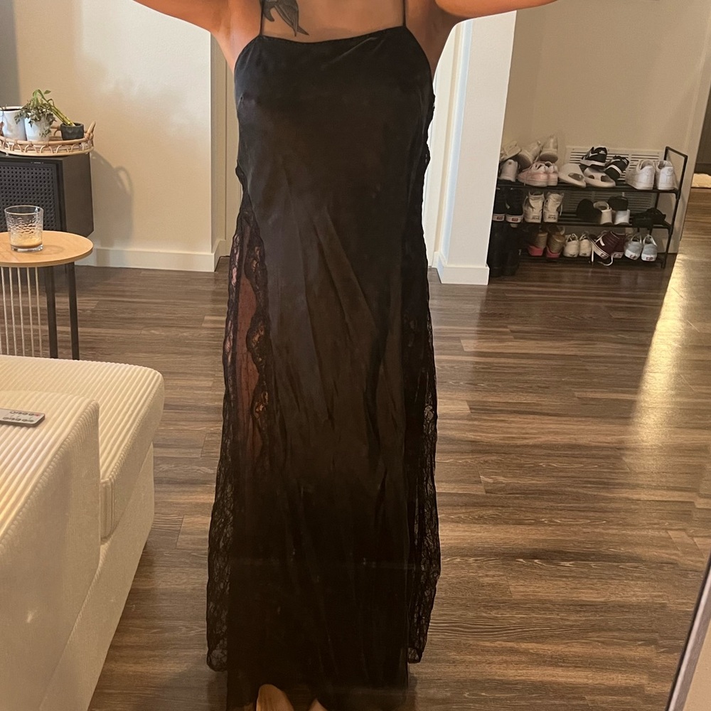 Vintage Victorias Secret Silk Maxi Dress - Picture 5 of 5